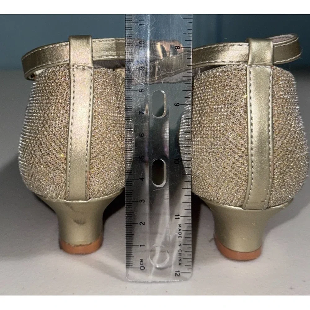 Easy Strider Girls 4 Heel Shoes Rhinestone Special Occasion Formal Party